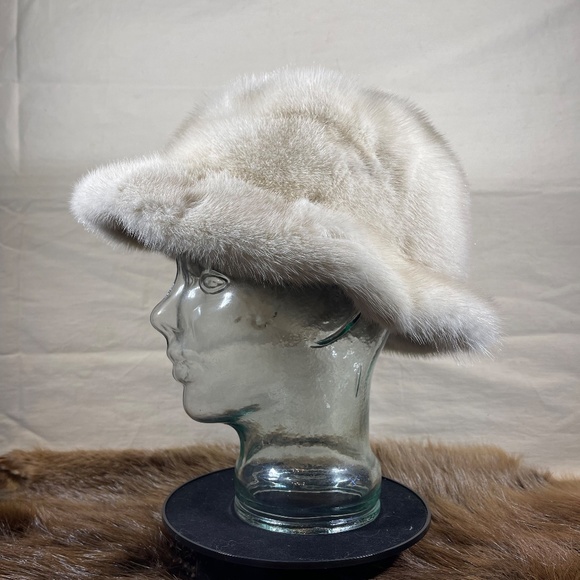 Wide Brim Mink Hat main image 4